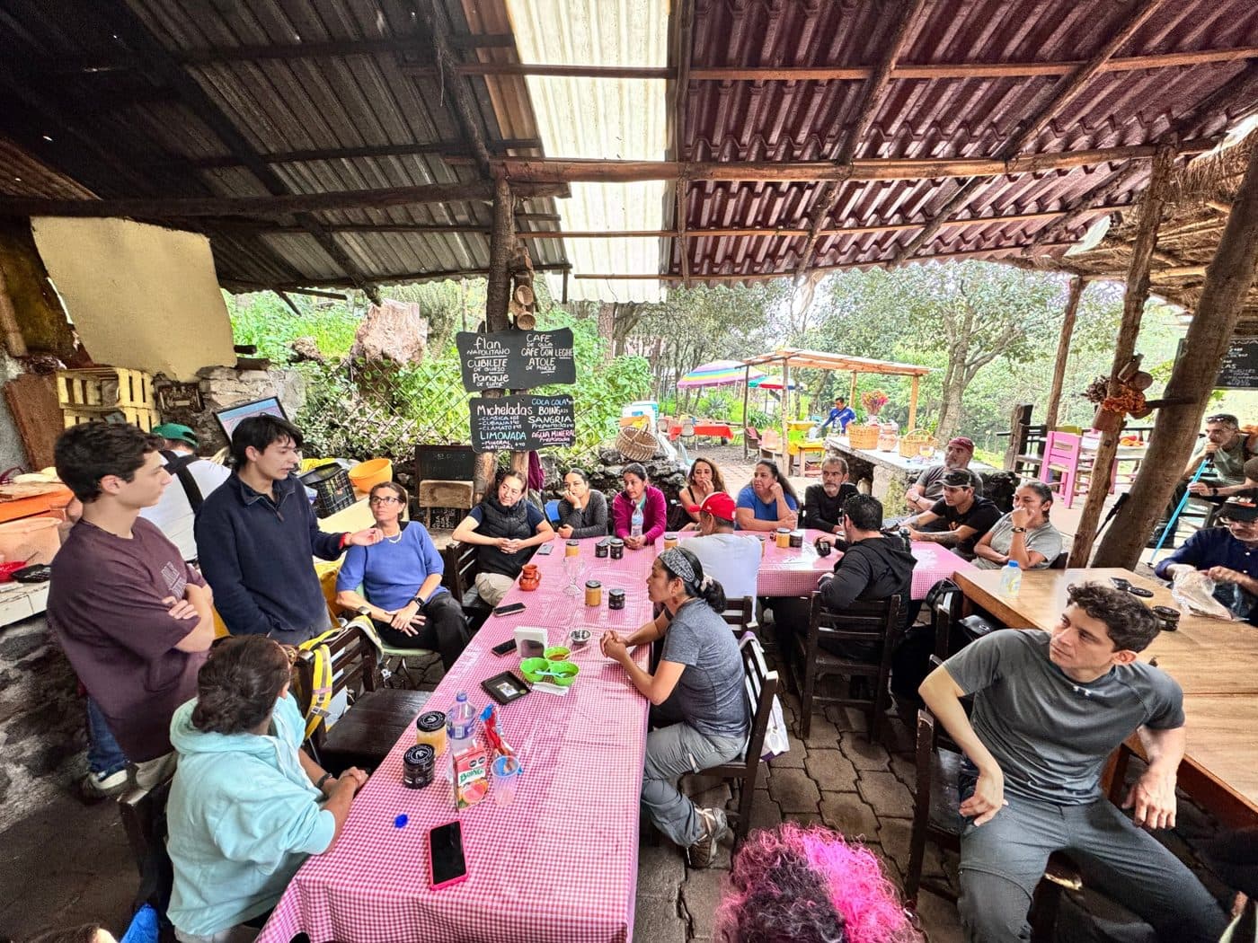 Una capacitación en el campo
