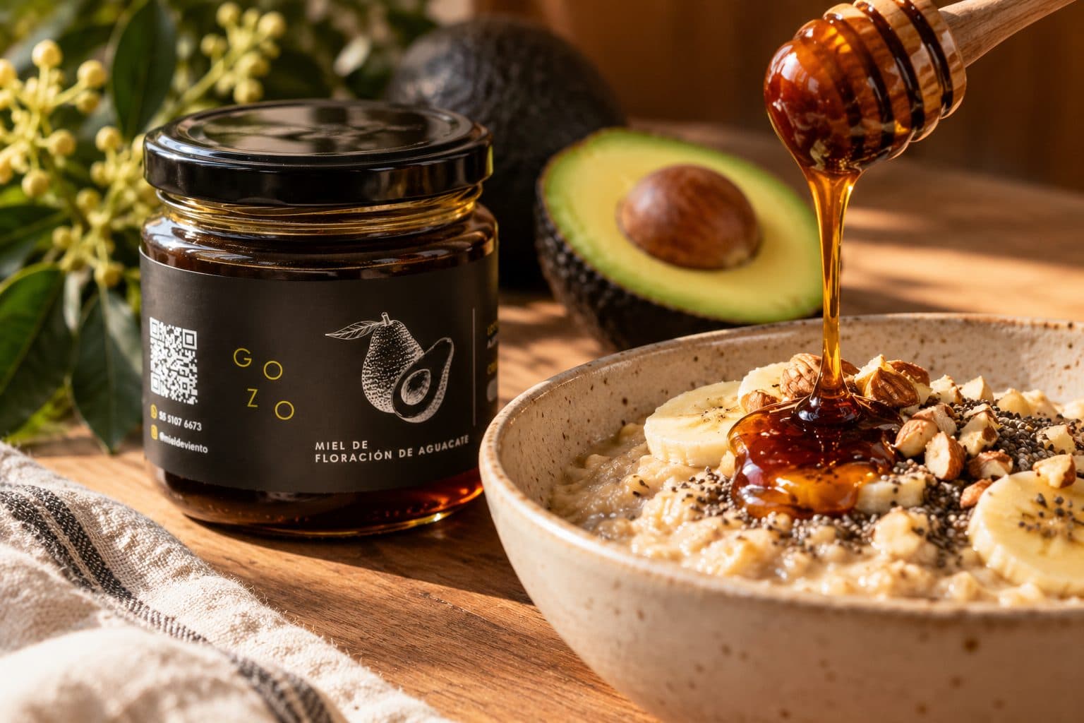 Miel de Aguacate · En tu desayuno