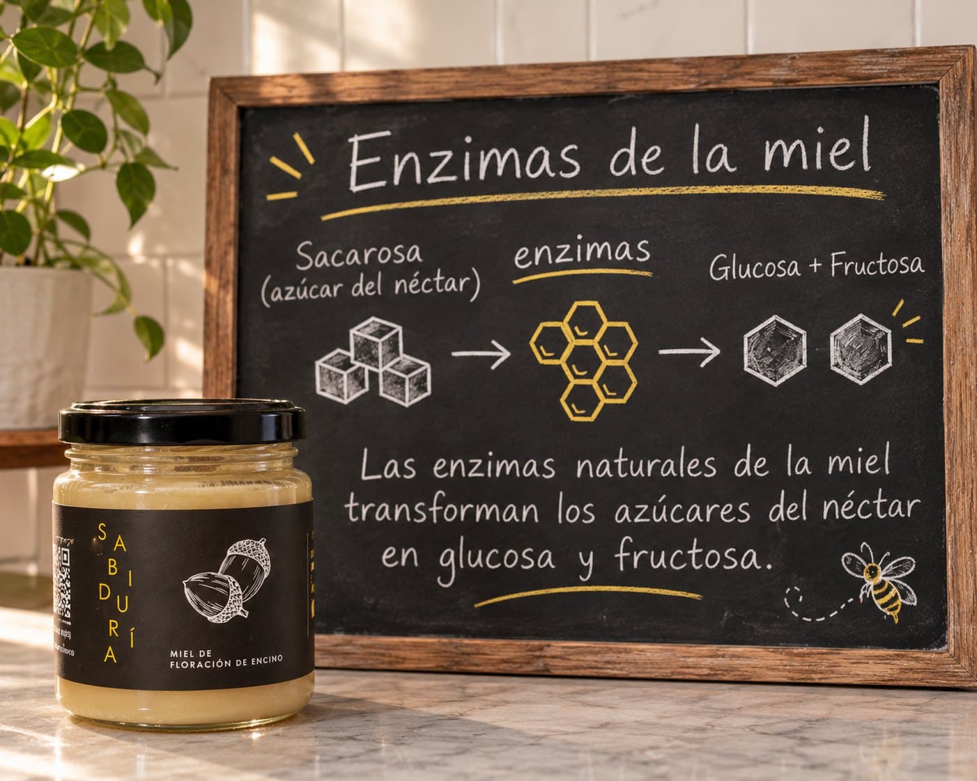 Miel de Encino · Enzimas de la miel