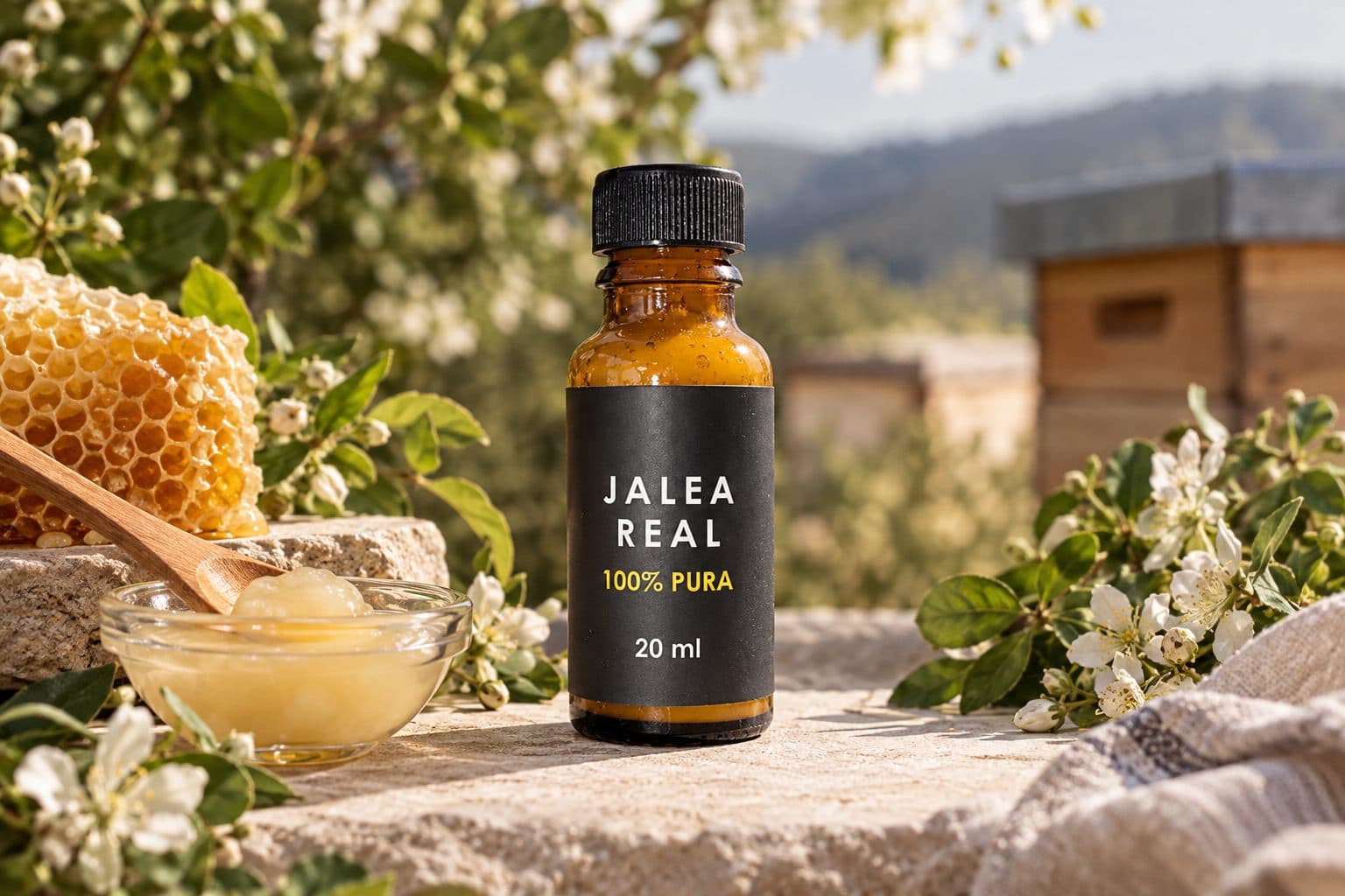 Jalea Real · Junto a las colmenas