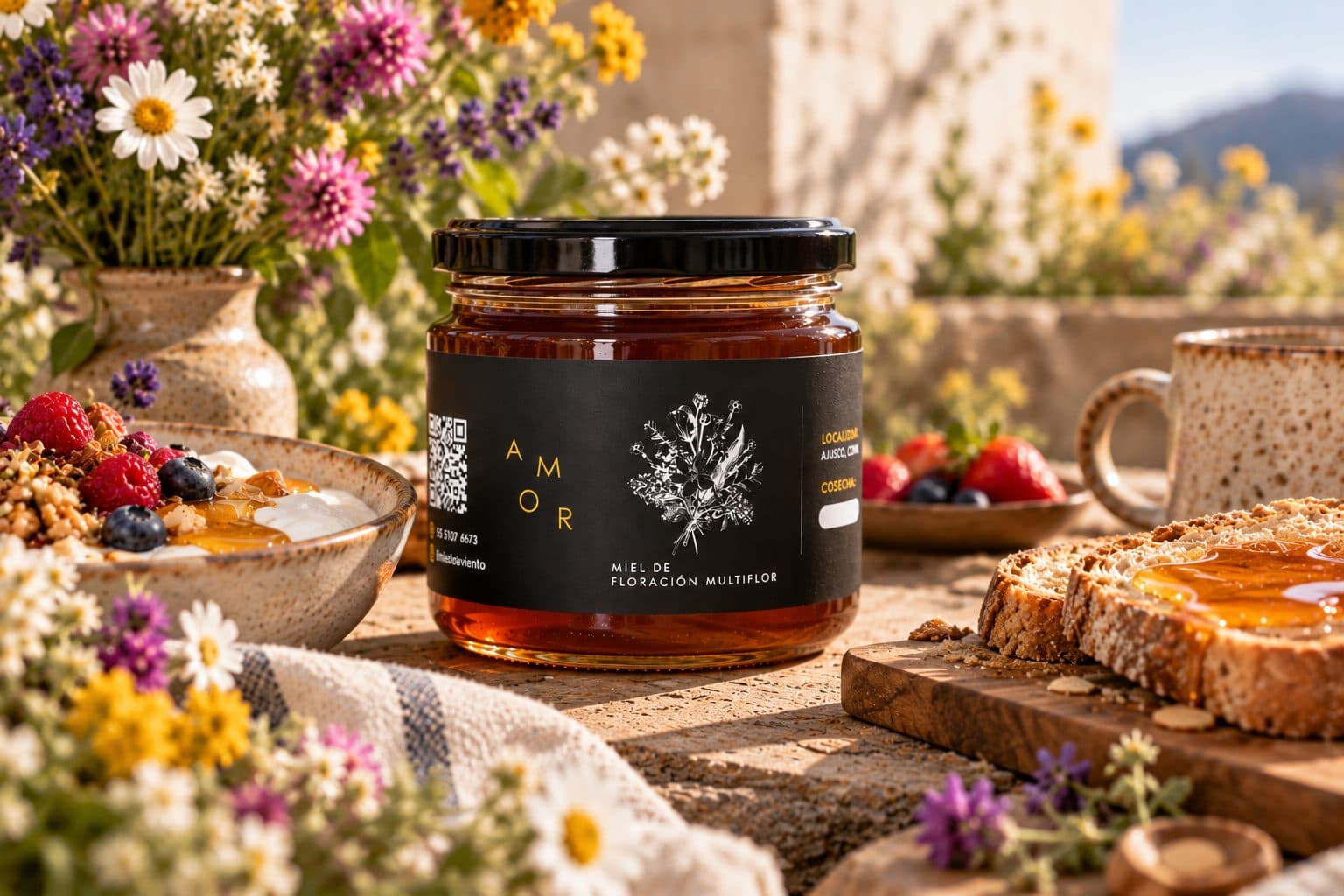 Miel Multiflor · En tu desayuno