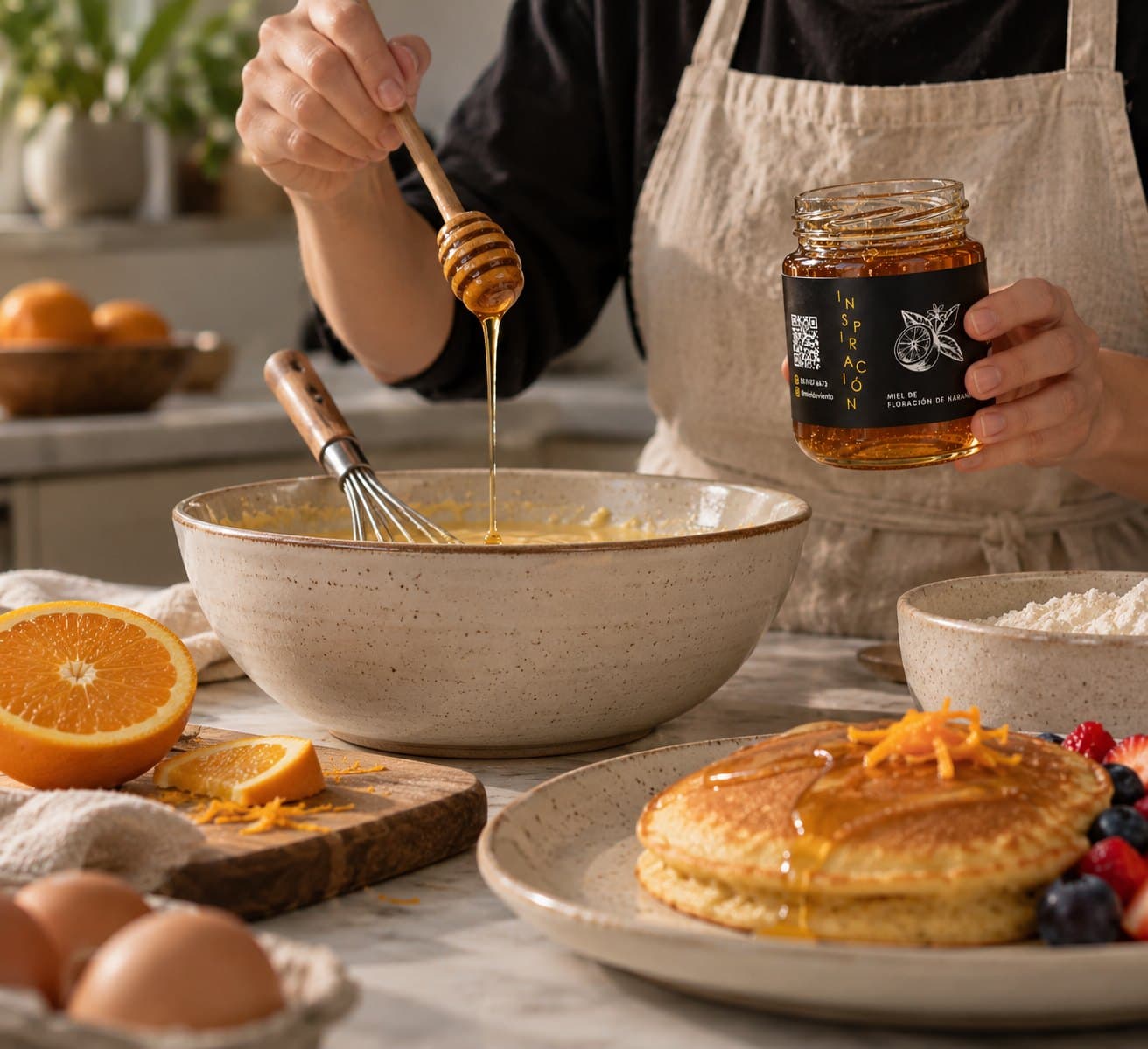 Miel de Naranjo · En la cocina